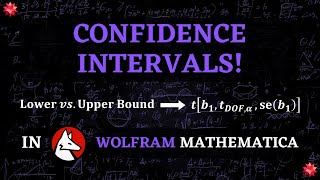 Visualise Confidence Intervals: Wolfram Mathematica Coding Tutorial | Statistical Graphic Calculator