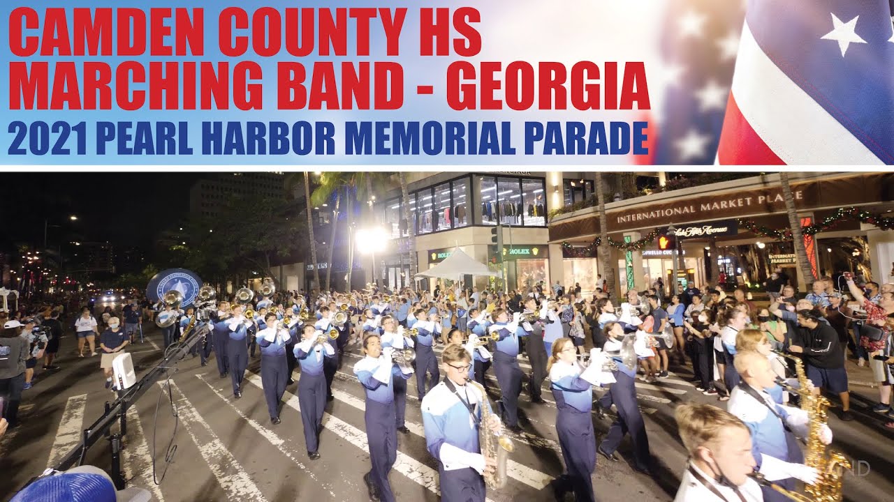 Camden County HS Marching Band - Georgia | 2021 Pearl Harbor Memorial Parade