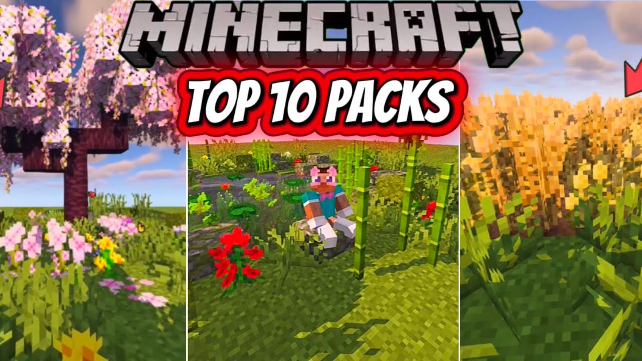 Top 10 Packs giúp minecraft vanilla trở nên sinh động hơn|Packs Minecraft.