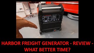 Harbor Freight Generator - Review - What better time