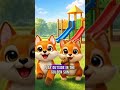 Fun at the Playground 🛝 | Kids Song for Toddlers 🎶 #nurseryrhymes #kidssong #shorts