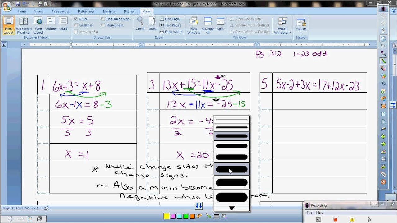 Don't make Math your enemy! :) (Mrs. Lee's homework NCMS) - YouTube