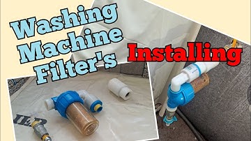 IFB Wasmachine Twee Filters Installatie | Eco Crystal Waterontharder en Aqua Merit Filters