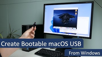 Create bootable macOS USB installation media from Windows