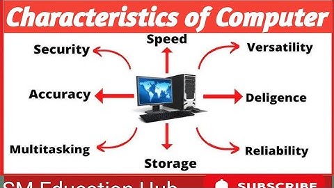 "Characteristics of Computer" || कंप्यूटर की विशेषताएं #computereducation