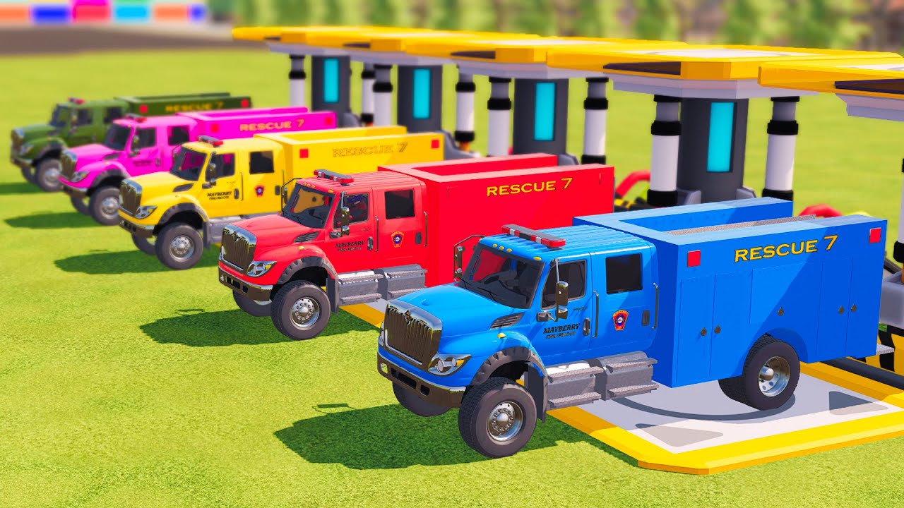 Fs22 Walk In Rescue MERCEDES, VOLKSWAGEN AMBULANCE & DACIA, AUDI, RESCUE POLICE CARS ...