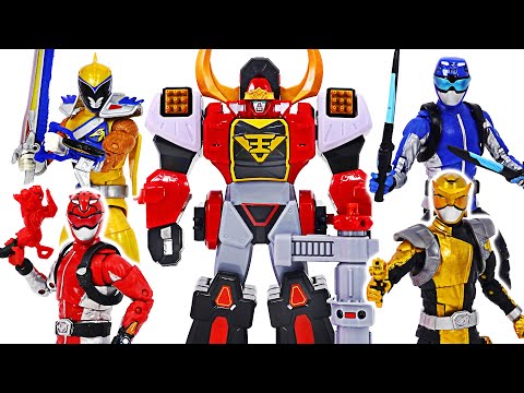 <strong>Power</strong> Rangers Bull Megazord and Dino Charge Gold Ranger, Beast <strong>Blue</strong> Ranger! | DuDuPopTOY
