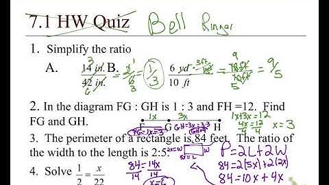 7.2 Similar Polygons part 1