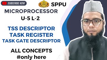 Microprocessor U5 L2 TSS descriptor, Task register and Task Gate Descriptor