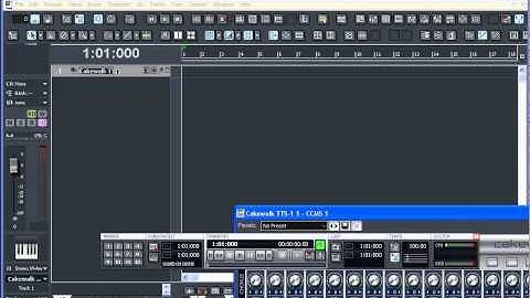 CCMS Training Video Series / Inserting VST Track Into Project Sonar 8.5