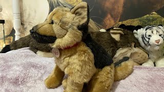 FAO Schwarz German Shepherd Plush Unboxing & Review!