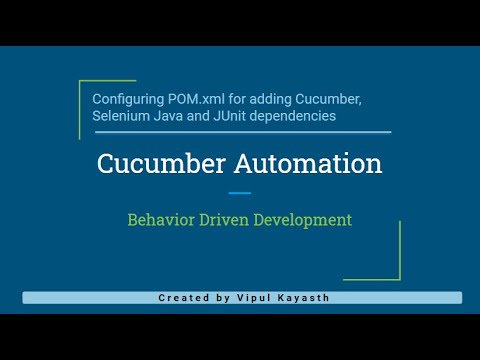 Step 2: Cucumber + Selenium + Java - Adding the required libraries for the BDD framework