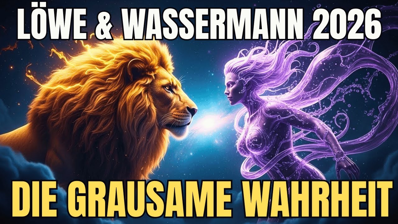 Löwe & Wassermann 2026 – Warum deine Liebe in der neuen Ära zum Scheitern verdammt ist