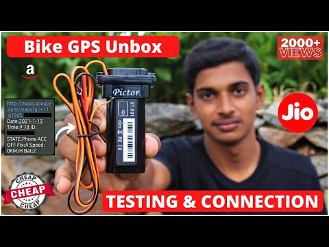 Bike GPS Unboxing & Review in Tamil | Live Location Tracker ( Google Map ) SMS | Waterproof GPS