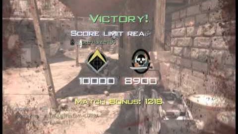 andrew28cj - MW3 Stealth Triple Team Deathmatch Game Winner