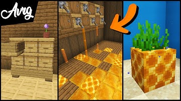 Minecraft 1.15 Buzzy Bees Update Building Tricks and Decorations