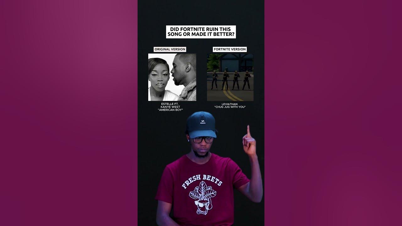 Did Fortnite Ruin This Song Or Made It Better? Kanye West "American Boy" #shorts #fortnite #viral