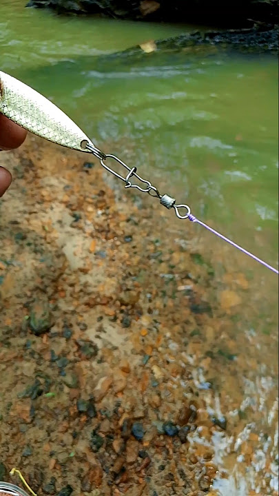 How to properly set up a fishing lure #fishing #fishingknot #lure #fishinglures #tutorial