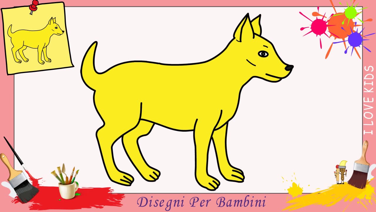 Disegni Di Cani Facili Per Bambini Come Disegnare Un Cane Passo Per Passo 2