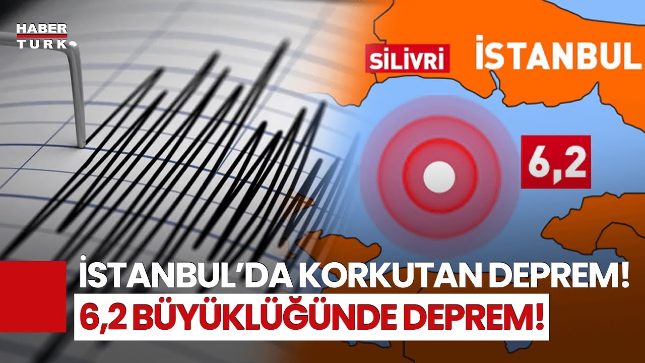 #CANLI - İstanbul'da 6.2 büyüklüğünde deprem meydana geldi