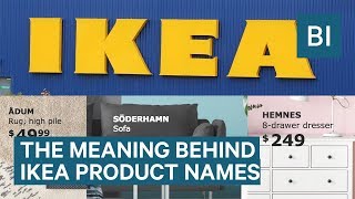 The meaning behind IKEA product names