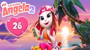 ❤️My Talking Angela 2 Level 26 New Update 🏵️|Chamor Games