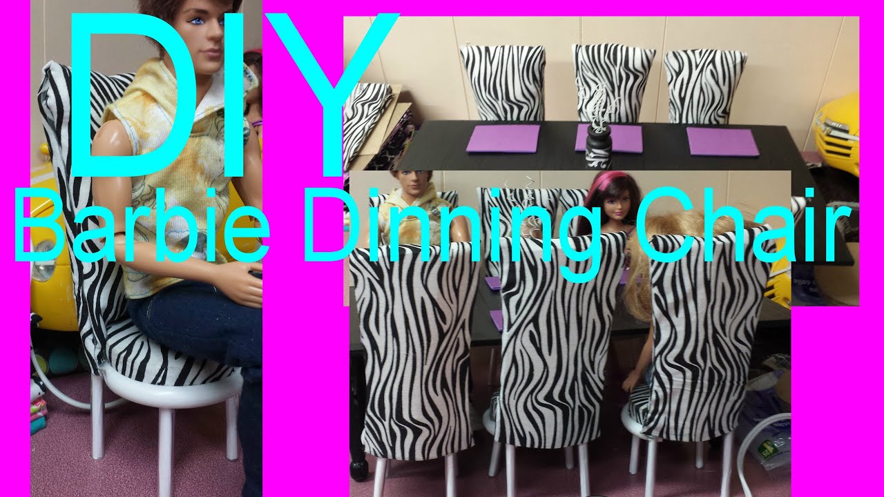 Barbie How To Make A Dining Chair YouTube