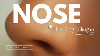 Fixing a Sinking Nose Piercing: Tips & Tricks! 💡✨Part 1