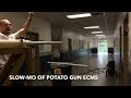 Slow-mo of potato gun at ECMS math and science night