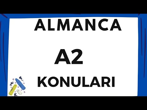 Almanca A2 seviyesinde ki konular