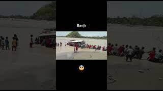 Bus terjebak banjir #bencanaalam #shorts #viralshorts