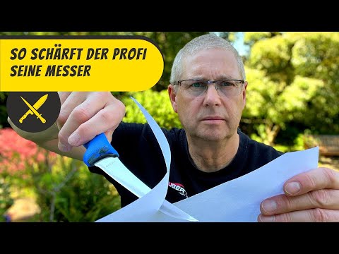 Video: Am Rande der Wirtschaft: Wie man ein Messer richtig schärft