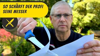 So schärft der Profi seine Messer