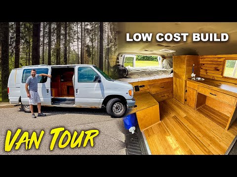 Simple Low Cost Camper Van Conversion Anyone Can Build for VAN LIFE