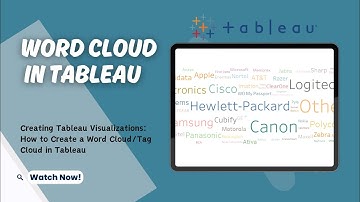 Word Cloud in Tableau | Tag Cloud | Tableau Visualization
