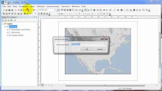 ArcGIS 10 - ArcMap - Importing a Basemap and Creating Bookmarks