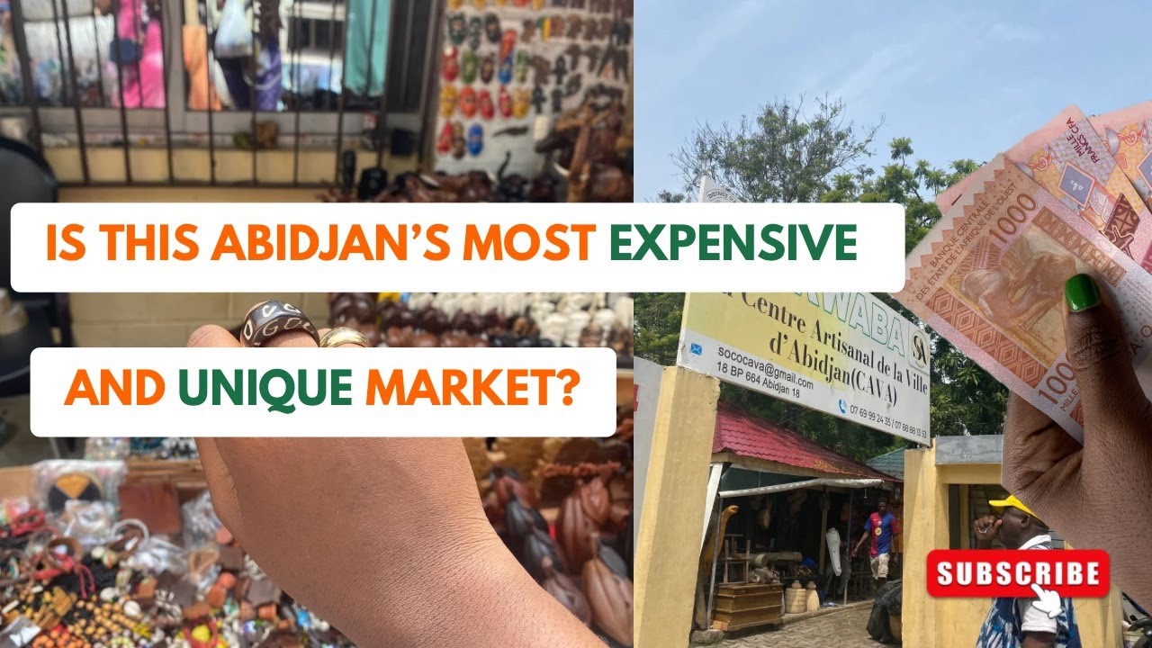 WHAT TO BUY AT IVORY COAST’S UNIQUE ART MARKET | FULL CAVA MARKET TOUR IN ABIDJAN