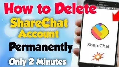 how to delete sharechat account || delete permanently ShareChat  ||