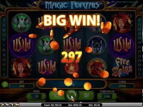 Magic Portals Slot Machine with BIG win!