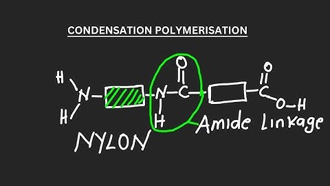 Formation and structure of Nylon/Terylene (organic chemistry)