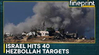 IsraelHamas War: Israeli military says it hit 40 Hezbollah targets in southern Lebanon | WION News