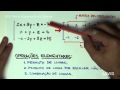 Álgebra Matricial - #03 - Matriz Aumentada do Sistema