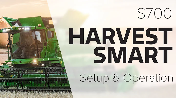 How to setup and use Harvest Smart™ from John Deere