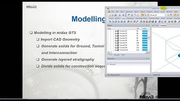 Midas GTS - Finite Element Modelling of Sequentially Excavated Tunnel with Interconnections
