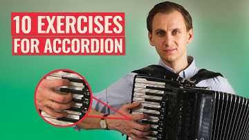 10 EXERCISES for Accordion to IMPROVE TECHNIQUE | Beginner/Medium