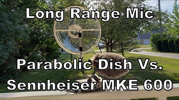 Sound Shark Long Range Microphone Vs. Sennheiser MKE 600