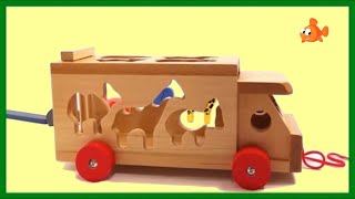 Kid's BRIO Toys - ZOO TRUCK JIGSAW: Learn Wild Animals PUZZLE! Learn to Count Games for Children screenshot 2