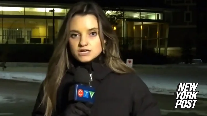 Canadian TV reporter Jessica Robb suffers scary me...