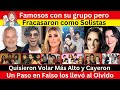 Famosos con su grupo pero fracasaron como solistas