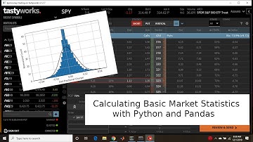 Calculating Simple Statistics with Python and Pandas:  Stock Market Data
